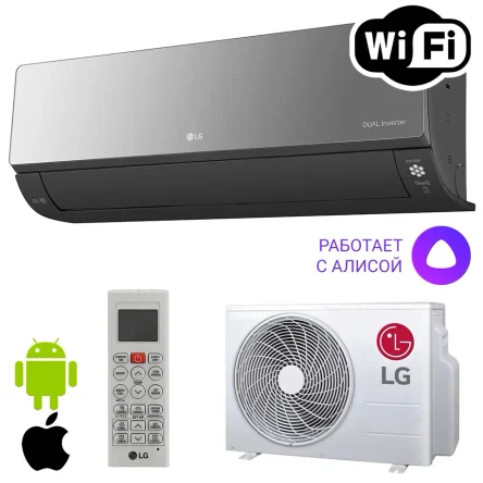Настенные сплит-системы LG (Серия ARTCOOL Mirror)