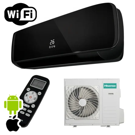 Настенные сплит-системы Hisense (Серия BLACK CRYSTAL CLASSIC A )
